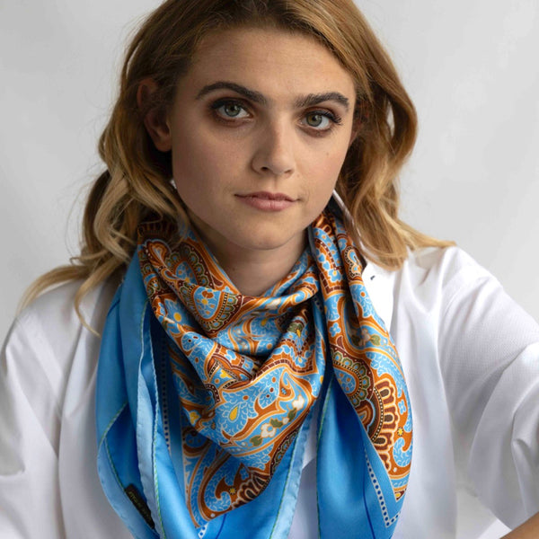 Max Mara Leisure | Stola foulard Filato seta vinaccia – lemlò