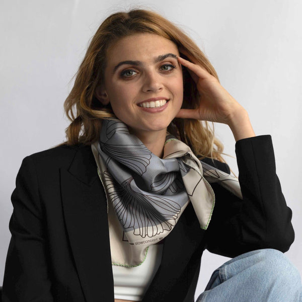 Foulard Donna Seta Firmati Seta Foulard Foulard Da Donna Made In