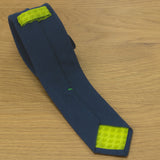 SILK AND WOOL 6 CM WIDE TIE, SOLID COLOR GREY. COD 012 013