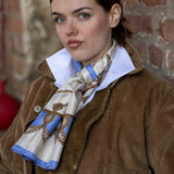 Foulard in Pura Seta con Stampa Gioielli della Regina - 1023