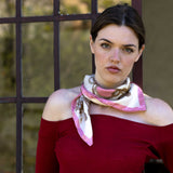 Foulard in Pura Seta con Stampa Gioielli della Regina - Cod 1106
