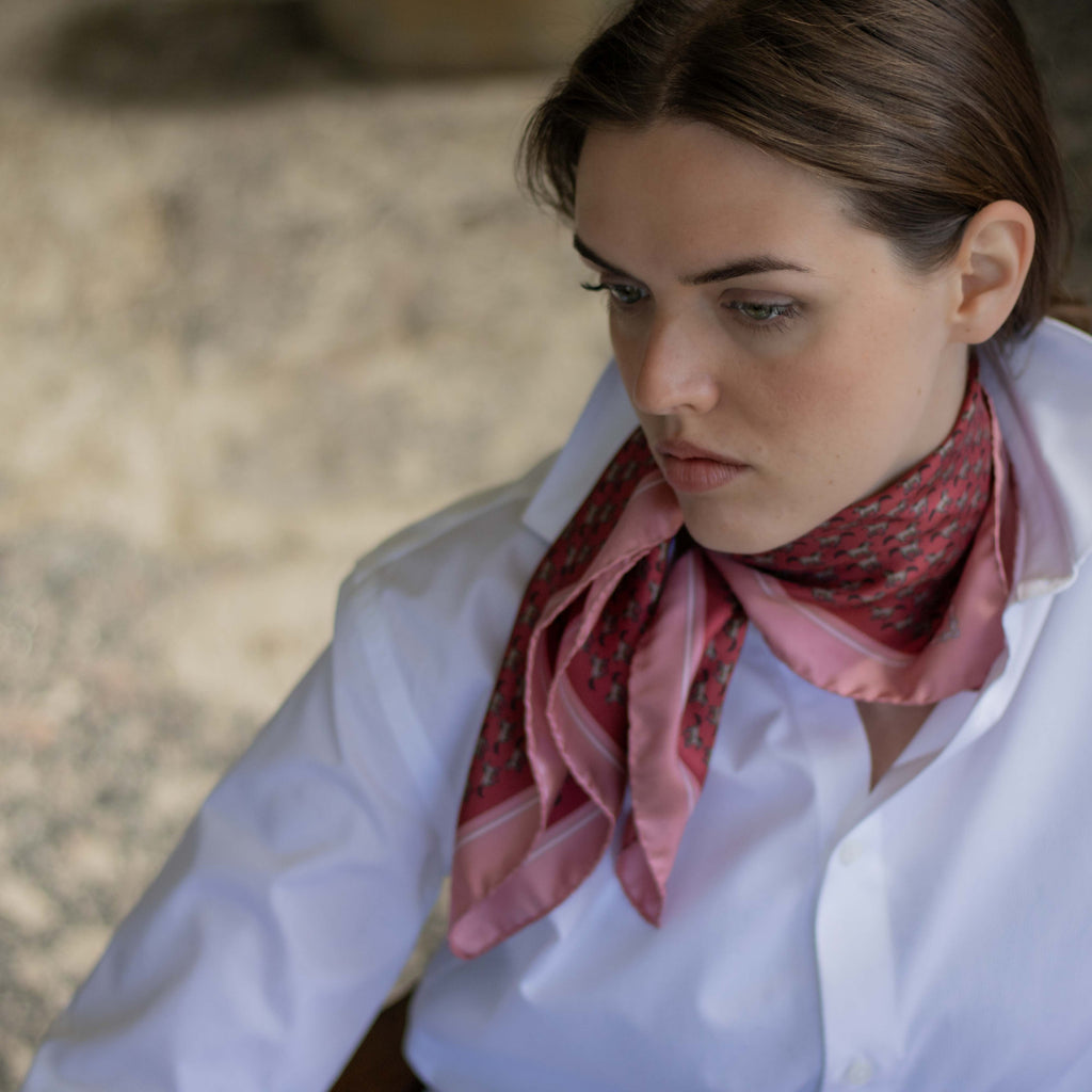 Foulard Bandana Cavalli in pura seta - 1109