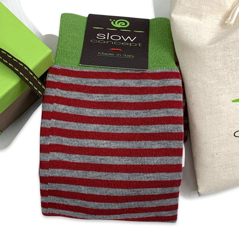 Calze A Righe Rosse E Bianche Smiffys - Bambino, 50% Nylon, 50% Poliestere - Foto 2