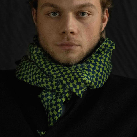 Sciarpa Uomo Invernale A Quadri - Cotone Morbido Come Cashmere Sciarpa Uomo Invernale A Quadri - Cotone Morbido Come Cashmere