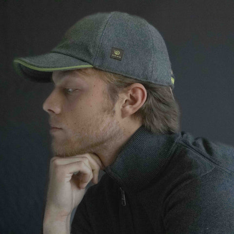 PURE CASHMERE MEN CHARCOAL GREY  CAP COD 461