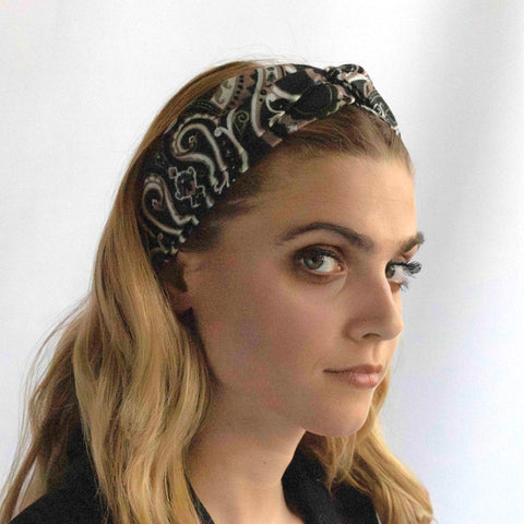 Fasce Per Capelli Donna In Cotone Boho - 4 Pezzi, Elastiche E Senza Scivolo, Per Sport E Uso Quotidiano - Foto 11