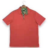 Polo Uomo puro Cotone colore Corallo cod 754-757