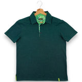 Polo Uomo puro Cotone colore Verde Petrolio Cod 758-761