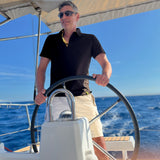 Polo Uomo puro Cotone colore Nero Cod 762-765