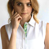 Polo Donna smanicata in Cotone colore Bianco  Cod.  770-773
