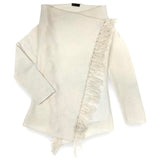 Cardigan Elena, in puro Cashmere colore Ecru Cod.798-799