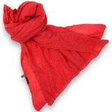 Stola Francesca: leggera in maglia di Cashmere colore Corallo Cod. 811