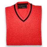 Pullover Adriano in puro Cashmere colore Corallo Cod. 815-817