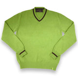 Pullover Adriano in puro Cashmere colore Verde Slow Cod. 818-820