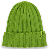 Berretto uomo in maglia di Cashmere colore Verde Slow Cod. 826