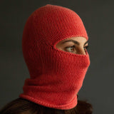 Cagoule in puro Cashmere colore Corallo Cod 828