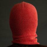 Cagoule in puro Cashmere colore Corallo Cod 828