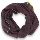 Sciarpa in Cashmere ad anello colore Marrone Cod 836