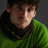 Sciarpa in Cashmere ad anello colore Marrone Cod 836