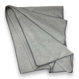 Mantella donna in puro Cashmere orlata punto sella, colore grigio Cod 840