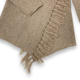 Cardigan Elena, in puro Cashmere colore Canapa Cod. 844