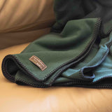 Coperta Verde scuro in puro Cashmere Cod 872