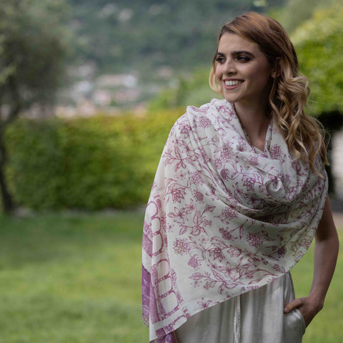 Con Stampa Floreale Sciarpe Stile Hijab | SHEIN ALIA - Foto 3