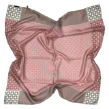 Foulard in Pura Seta cm 90x90  Stampa Geometrica - 920