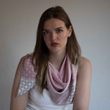 Foulard in Pura Seta cm 90x90  Stampa Geometrica - 920