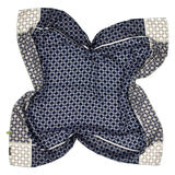 Foulard in Pura Seta cm 90x90  Stampa Geometrica - 922