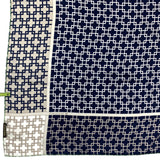 Foulard in Pura Seta cm 90x90  Stampa Geometrica - 922