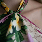 Foulard in Pura Seta Floreale Tropical - 923