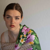 Foulard in Pura Seta Floreale Tropical - 923
