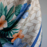 Foulard in Pura Seta Floreale Tropical - 924