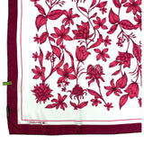Foulard in Pura Seta Floreale monocolore - 925