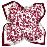 Foulard in Pura Seta Floreale monocolore - 925
