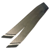 Bandeau in pura seta stampa sfumatura marrone - 930