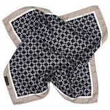 Bandana in pura seta geometrico - 949