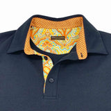 Polo Uomo puro Cotone colore Nero Cod 762-765