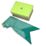 PURE PRINTED SILK TWILLY COLOR TEAL. COD 150