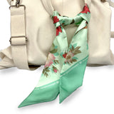 PURE PRINTED SILK TWILLY COLOR AQUA WATERCOLOR DESIGN. COD 153