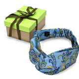 PURE SILK SKY BLUE HEAD BAND. COD 181