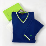Maglia maniche lunghe in puro Cotone colore Blu Cod 276-277-278-279