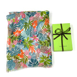 Stola puro Lino stampata multicolor Cod 302