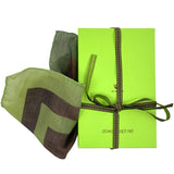 Fazzoletto da taschino in pura lana Oliva Cod 372