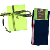 Calze uomo cotone riga verticale colore Blu scuro Cod 380