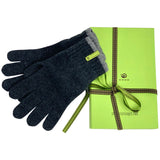 Guanti uomo in puro Cashmere colore Grigio scuro Cod 396