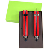 Bretelle elastiche Rosse con 4 punti di aggancio, Cod 427