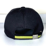 Cappellino baseball in puro Cashmere colore Nero Cod 460