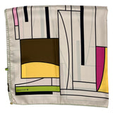 Foulard cm 90x90 Pura Seta disegno Grande Geo Cod 541